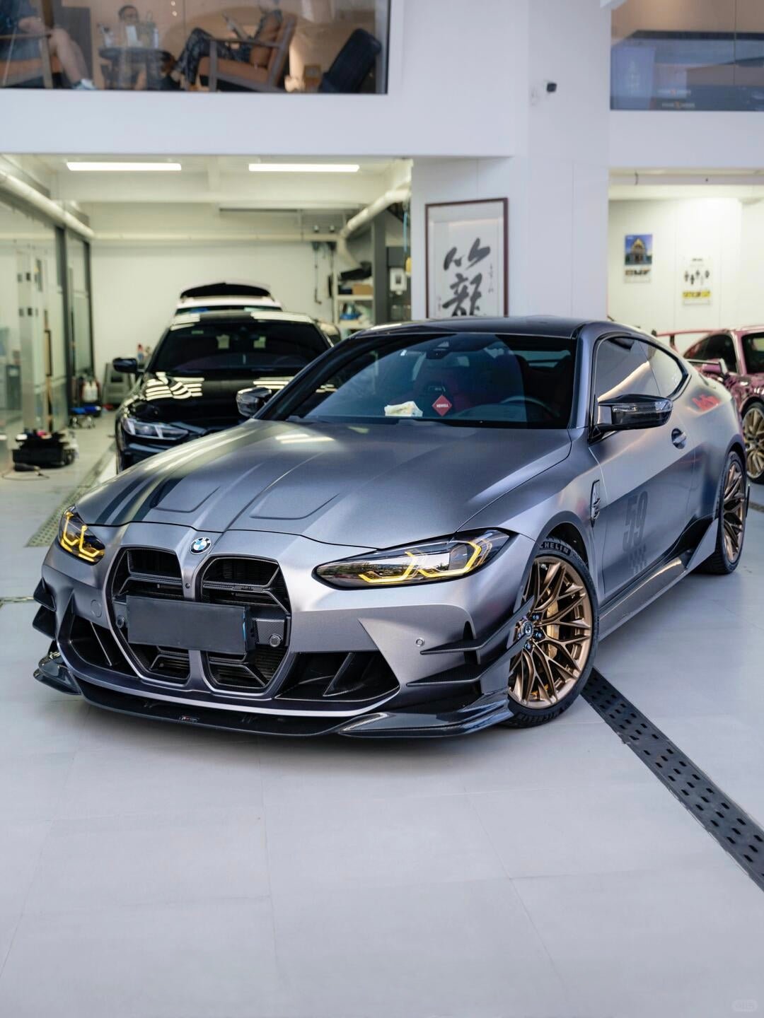 TAKD - BMW M3 G80 M4 G82 DRY CARBON FIBER FRONT LIP - Aero Carbon UK