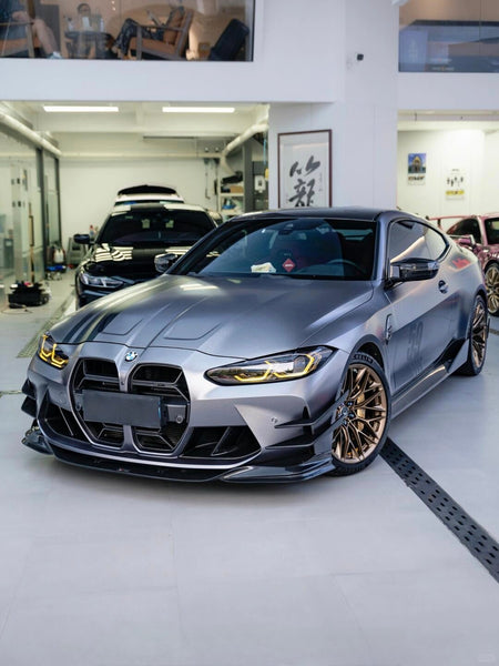 TAKD - BMW M3 G80 M4 G82 DRY CARBON FIBER FRONT LIP - Aero Carbon UK