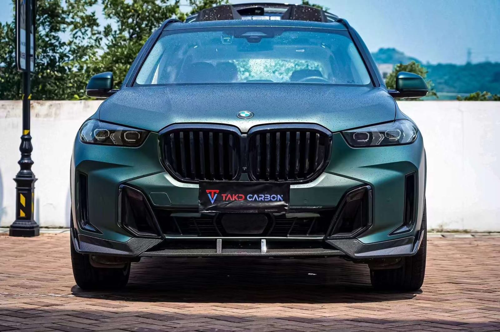 TAKD - BMW X5 G05 LCI DRY CARBON FIBRE FRONT LIP - Aero Carbon UK