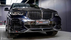 TAKD - BMW X5 G05 PRE - LCI DRY CARBON FIBRE FRONT LIP - Aero Carbon UK