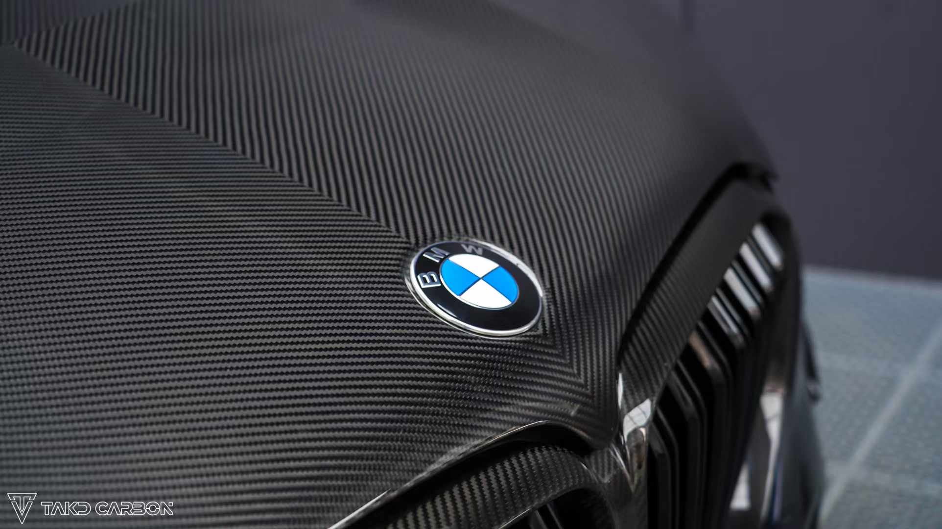 TAKD - BMW X5 G05 PRE - LCI DRY CARBON FIBRE GRILLE - Aero Carbon UK