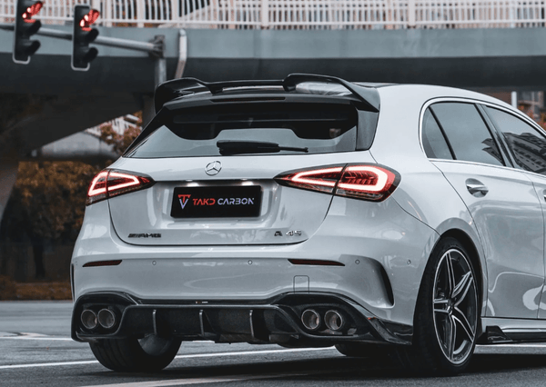 TAKD - MERCEDES A CLASS W177 A35 / A45 CARBON REAR DIFFUSER