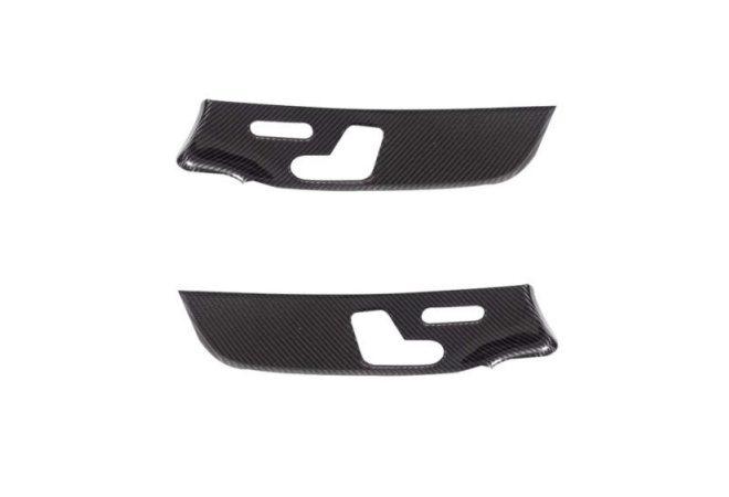 TAKD - MERCEDES BENZ A35 / A45 W177 DRY CARBON FIBER INTERIOR SEAT ADJUSTMENT PANEL TRIM - Aero Carbon UK