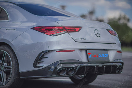 TAKD - MERCEDES BENZ CLA W118 DRY CARBON FIBRE REAR DIFFUSER - Aero Carbon UK