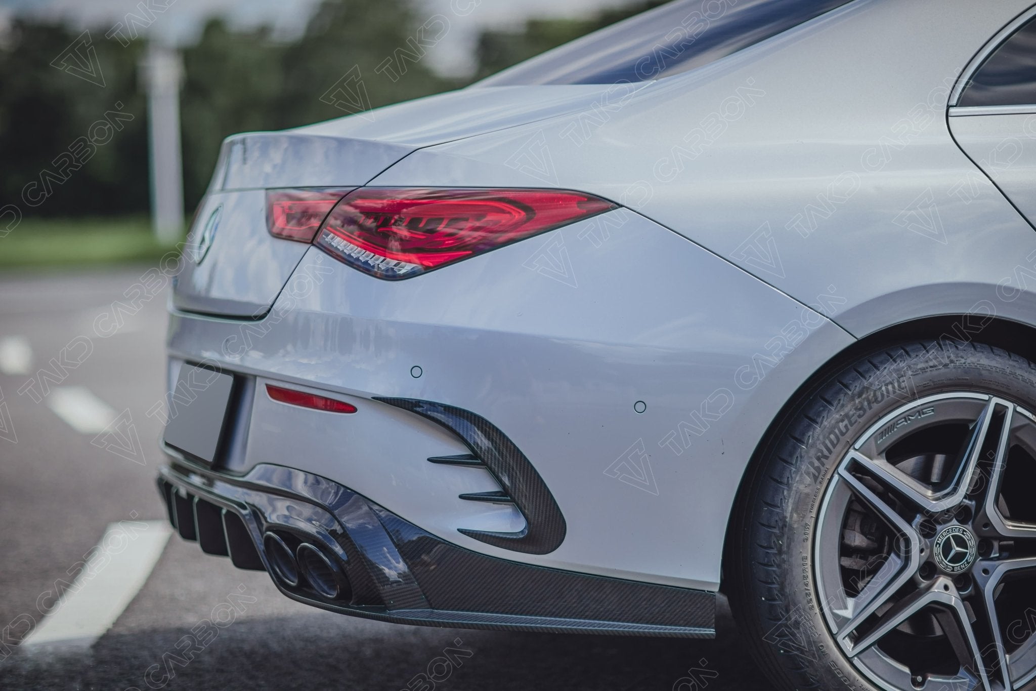 TAKD - MERCEDES BENZ CLA W118 DRY CARBON FIBRE REAR DIFFUSER - Aero Carbon UK
