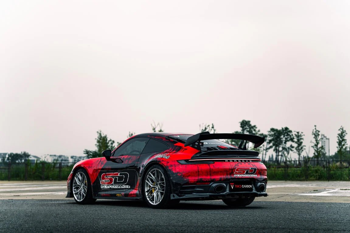 TAKD - PORSCHE 911 922 CARRERA/4/S/4S DRY CARBON FIBER REAR DIFFUSER - Aero Carbon UK