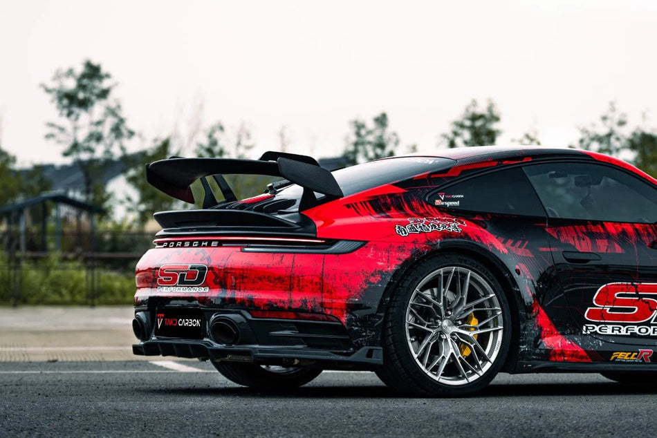 TAKD - PORSCHE 911 922 CARRERA/4/S/4S DRY CARBON FIBER WING SPOILER - Aero Carbon UK