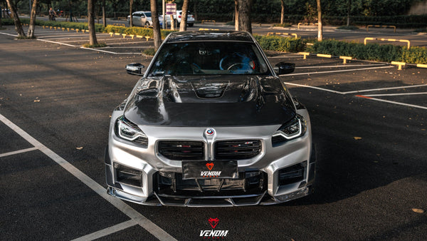 VENOM SPORT - BMW M2 G87 DRY CARBON FIBER FRONT CANARDS