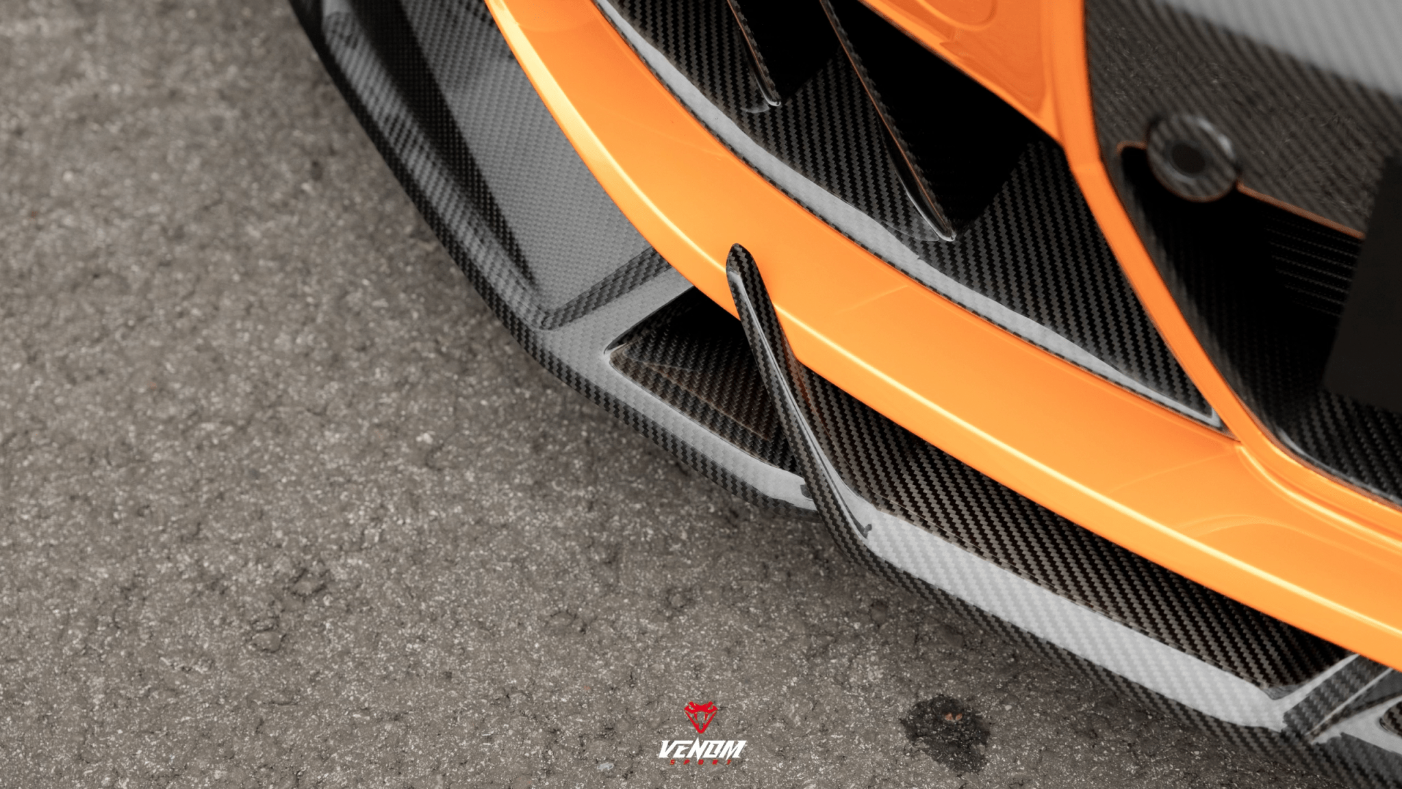 VENOM SPORT - BMW M3 G80 / M4 G82 DRY CARBON FIBER FRONT LIP - Aero Carbon UK