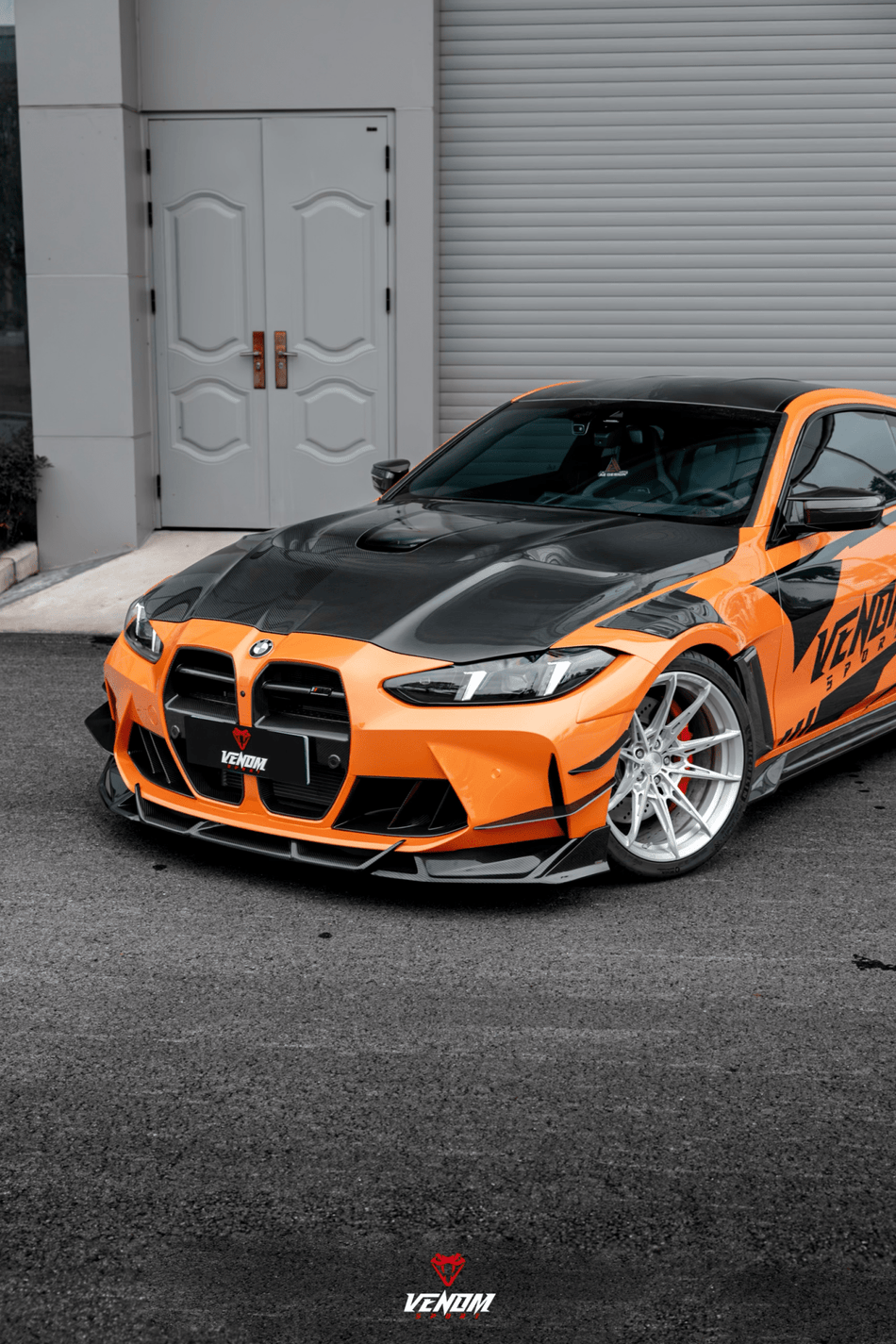 VENOM SPORT - BMW M3 G80 / M4 G82 DRY CARBON FIBER FRONT LIP - Aero Carbon UK