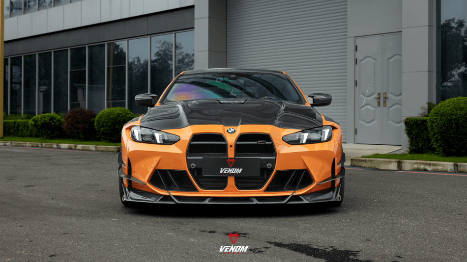VENOM SPORT - BMW M3 G80 / M4 G82 DRY CARBON FIBER FRONT LIP - Aero Carbon UK