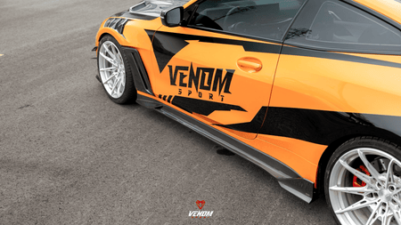 VENOM SPORT - BMW M4 G82 DRY CARBON FIBER SIDE SKIRTS - Aero Carbon UK