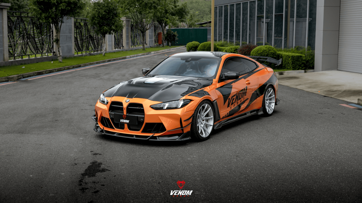 VENOM SPORT - BMW M4 G82 DRY CARBON FIBER SIDE SKIRTS - Aero Carbon UK