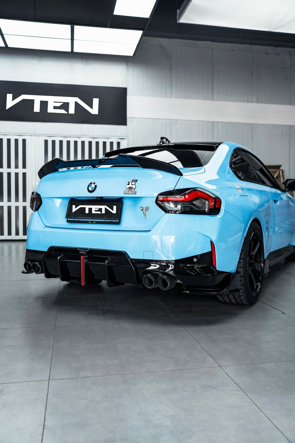 VTEN - BMW 2 SERIES G42 / M240I 2022+ PP GLOSS BLACK FULL BODY KIT BUNDLE - Aero Carbon UK