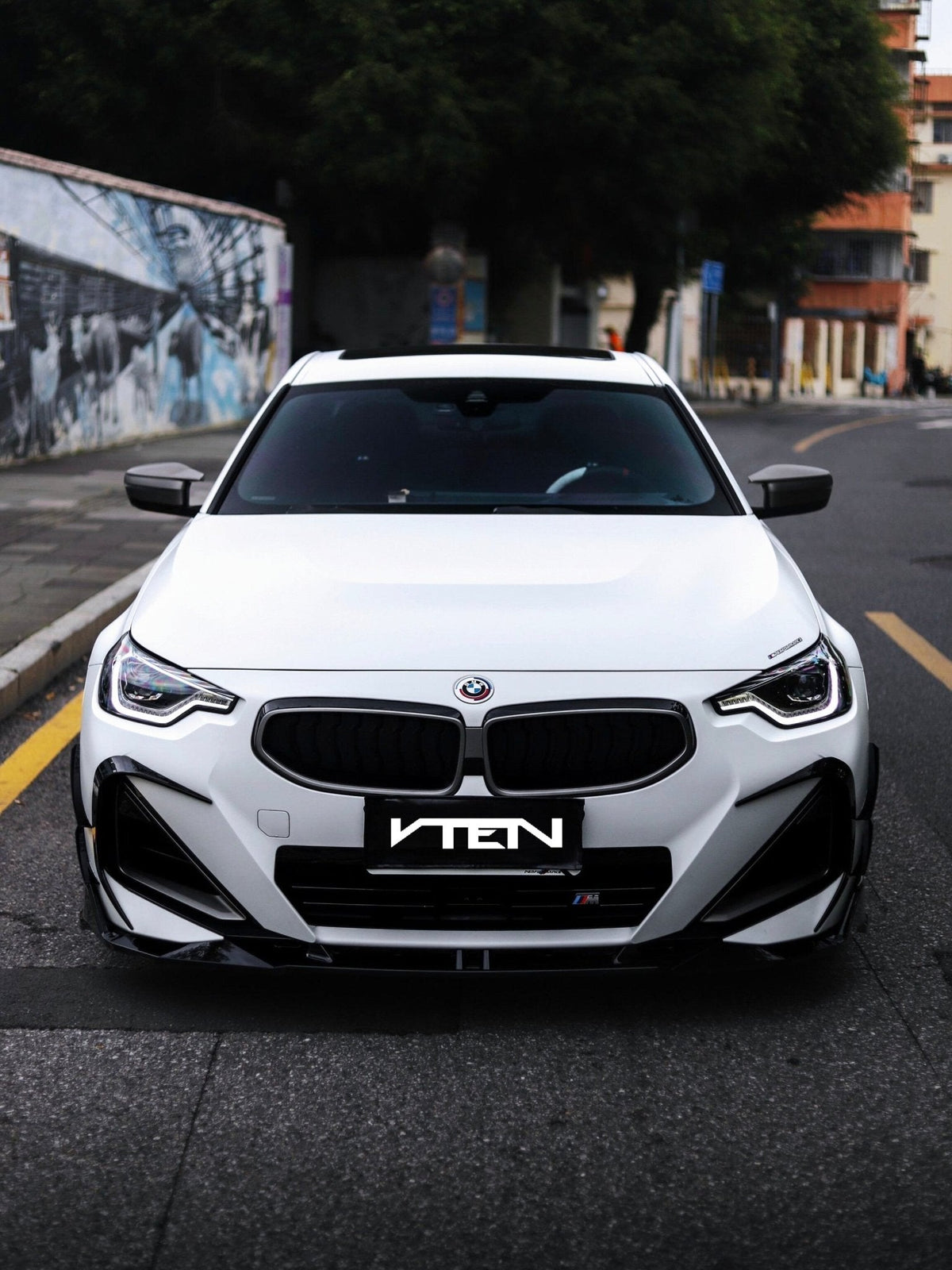 VTEN - BMW 2 SERIES G42 / M240I 2022+ PP GLOSS BLACK FULL BODY KIT BUNDLE - Aero Carbon UK