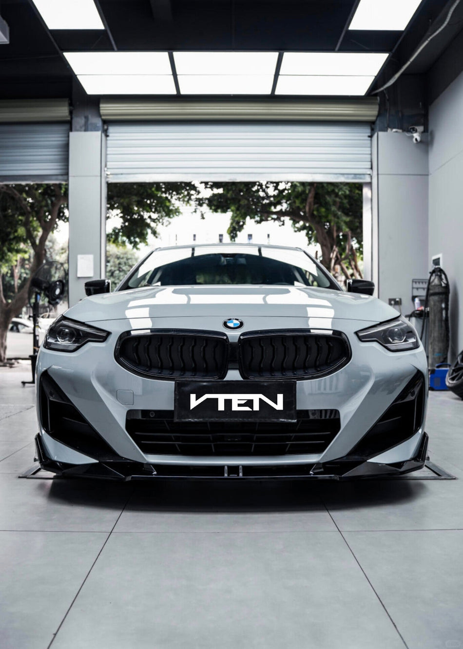VTEN - BMW 2 SERIES G42 / M240I PP FRONT LIP GLOSS BLACK - Aero Carbon UK