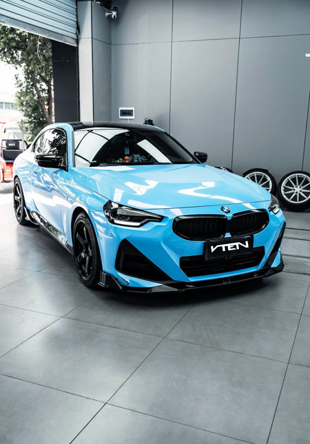 VTEN - BMW 2 SERIES G42 / M240I PP FRONT LIP GLOSS BLACK - Aero Carbon UK