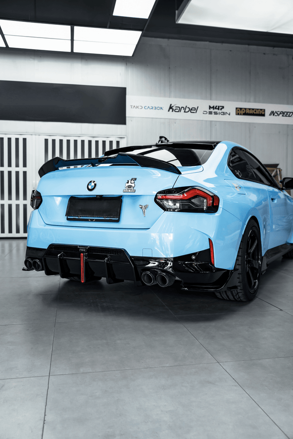 VTEN - BMW 2 SERIES G42 / M240I PP LED REAR DIFFUSER GLOSS BLACK