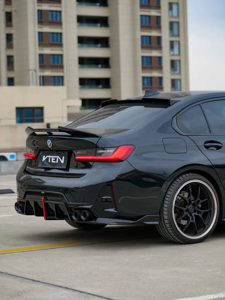 VTEN - BMW 3 SERIES G20 GLOSS BLACK REAR SPOILER V2 - Aero Carbon UK