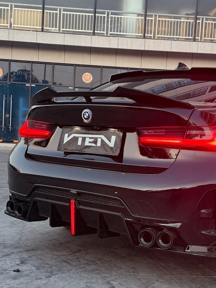 VTEN - BMW 3 SERIES G20 GLOSS BLACK REAR SPOILER V2 - Aero Carbon UK