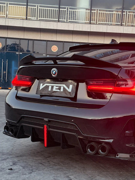 VTEN - BMW 3 SERIES G20 GLOSS BLACK REAR SPOILER V2 - Aero Carbon UK