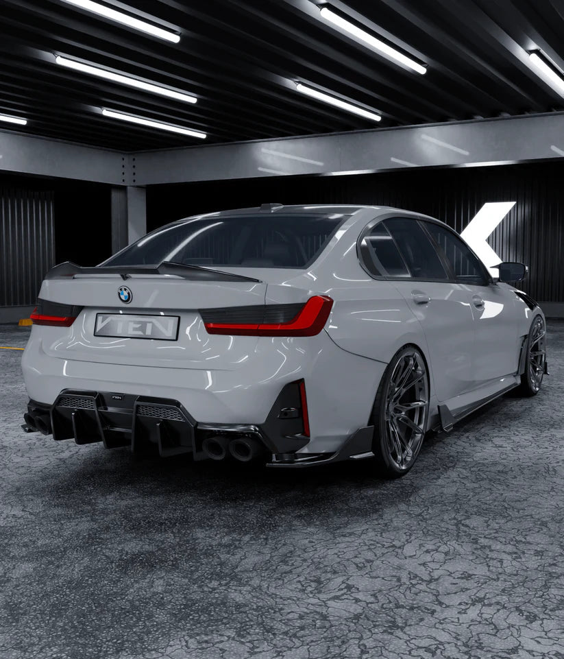 VTEN - BMW 3 SERIES G20 GLOSS BLACK REAR SPOILER V2 - Aero Carbon UK