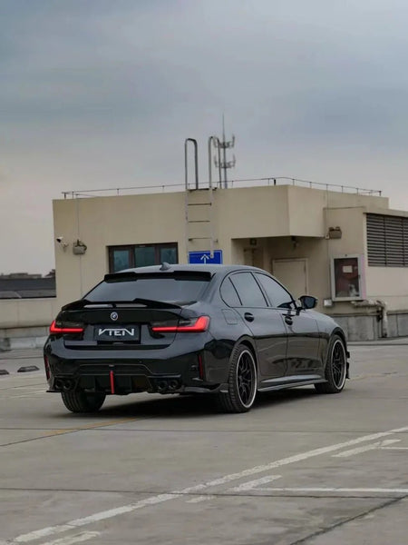 VTEN - BMW 3 SERIES G20 GLOSS BLACK REAR SPOILER V2 - Aero Carbon UK