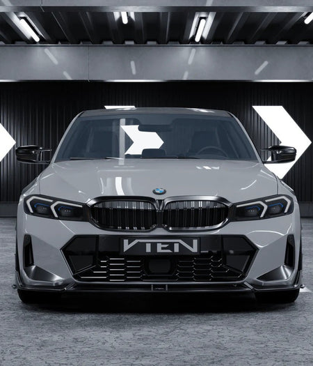 VTEN - BMW 3 SERIES G20 LCI 2023+ GLOSS BLACK FRONT LIP V2 - Aero Carbon UK