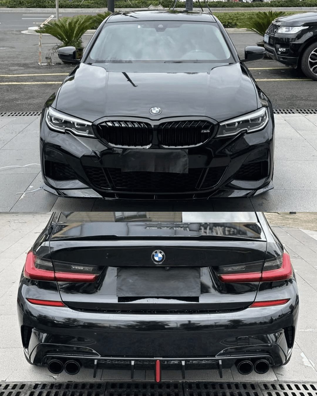 VTEN - BMW 3 SERIES G20 PRE-LCI 2019-2022 PP GLOSS BLACK FULL BODY KIT BUNDLE - Aero Carbon UK
