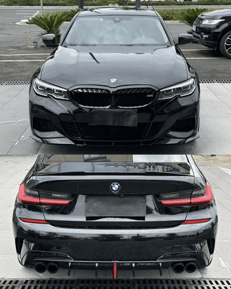 VTEN - BMW 3 SERIES G20 PRE-LCI 2019-2022 PP GLOSS BLACK FULL BODY KIT BUNDLE - Aero Carbon UK