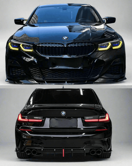 VTEN - BMW 3 SERIES G20 PRE-LCI 2019-2022 PP GLOSS BLACK FULL BODY KIT BUNDLE - Aero Carbon UK