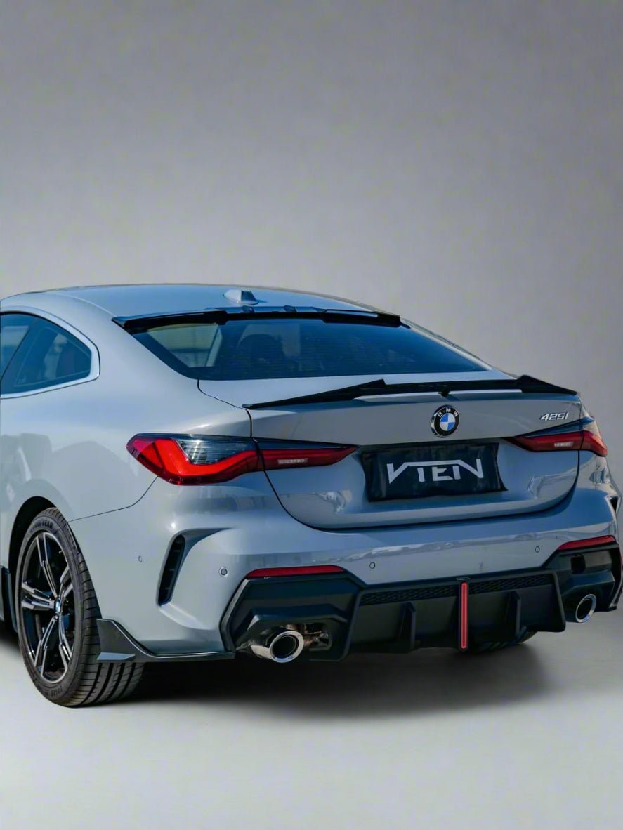 VTEN - BMW 4 SERIES G22 PP GLOSS BLACK FULL BODY KIT BUNDLE - Aero Carbon UK