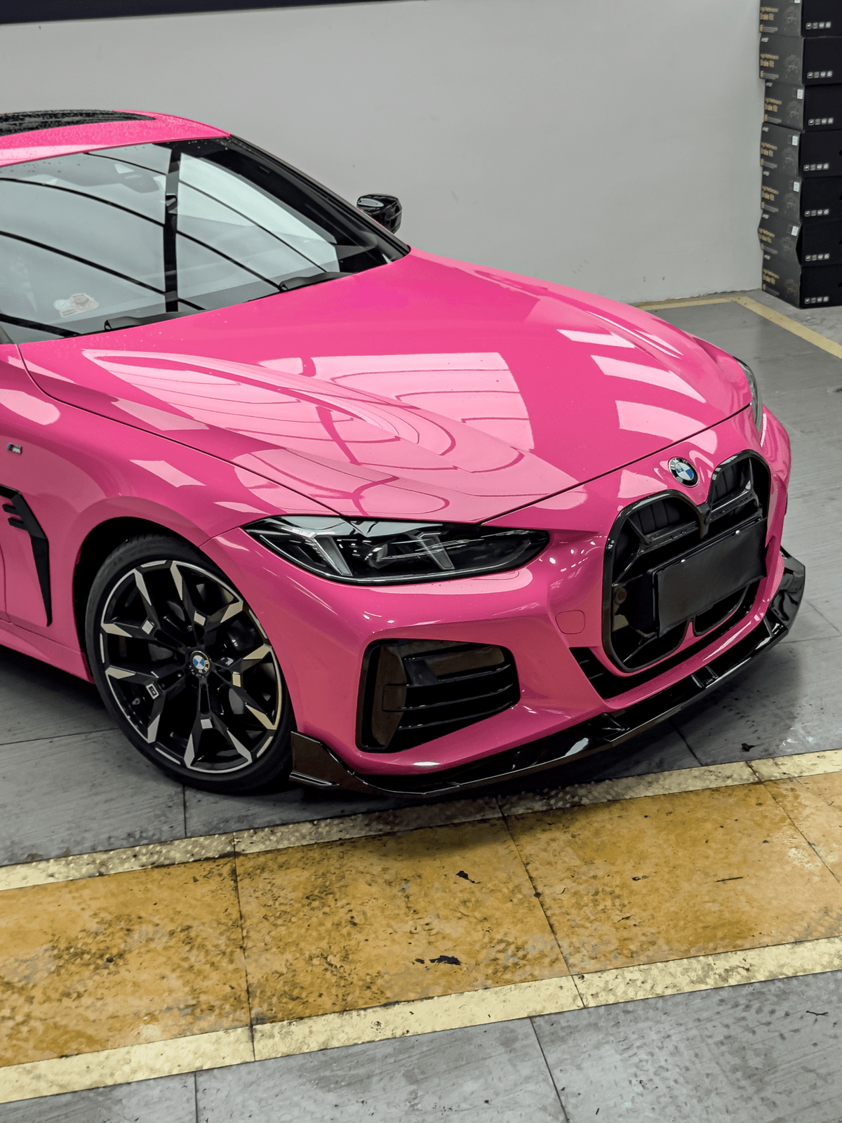 VTEN - BMW 4 SERIES G22 PP GLOSS BLACK FULL BODY KIT BUNDLE - Aero Carbon UK