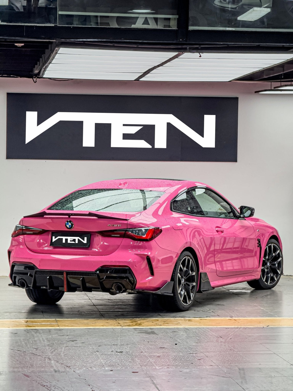 VTEN - BMW 4 SERIES G22 PP GLOSS BLACK FULL BODY KIT BUNDLE - Aero Carbon UK