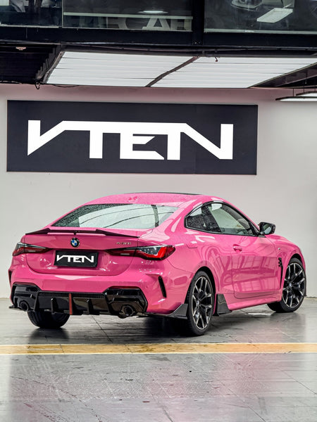 VTEN - BMW 4 SERIES G22 PP GLOSS BLACK FULL BODY KIT BUNDLE - Aero Carbon UK
