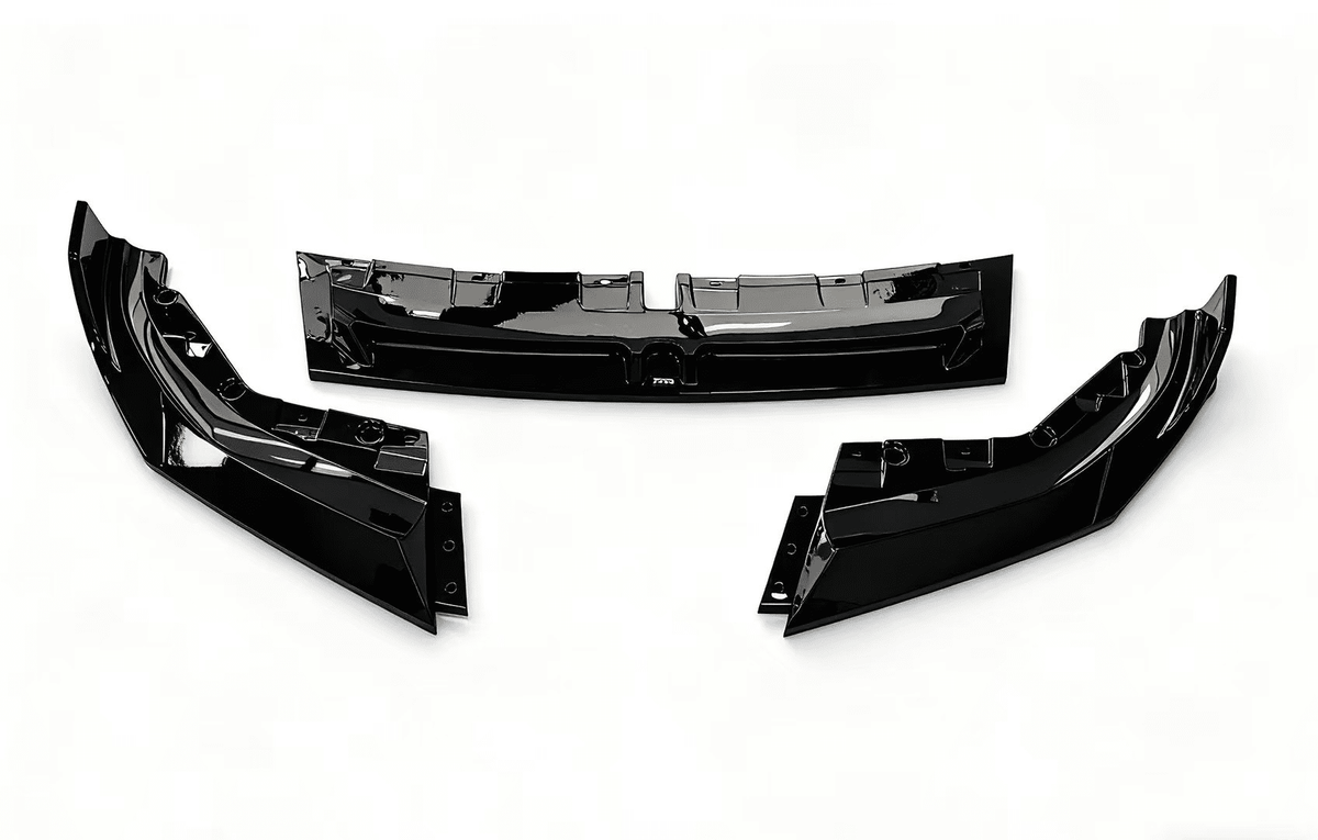 VTEN - BMW 4 SERIES G26 GRAN COUPE PP GLOSS BLACK FRONT LIP - Aero Carbon UK