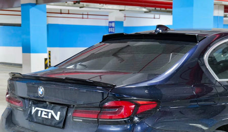VTEN - BMW 5 SERIES G30 LCI ABS GLOSS BLACK REAR SPOILER - Aero Carbon UK