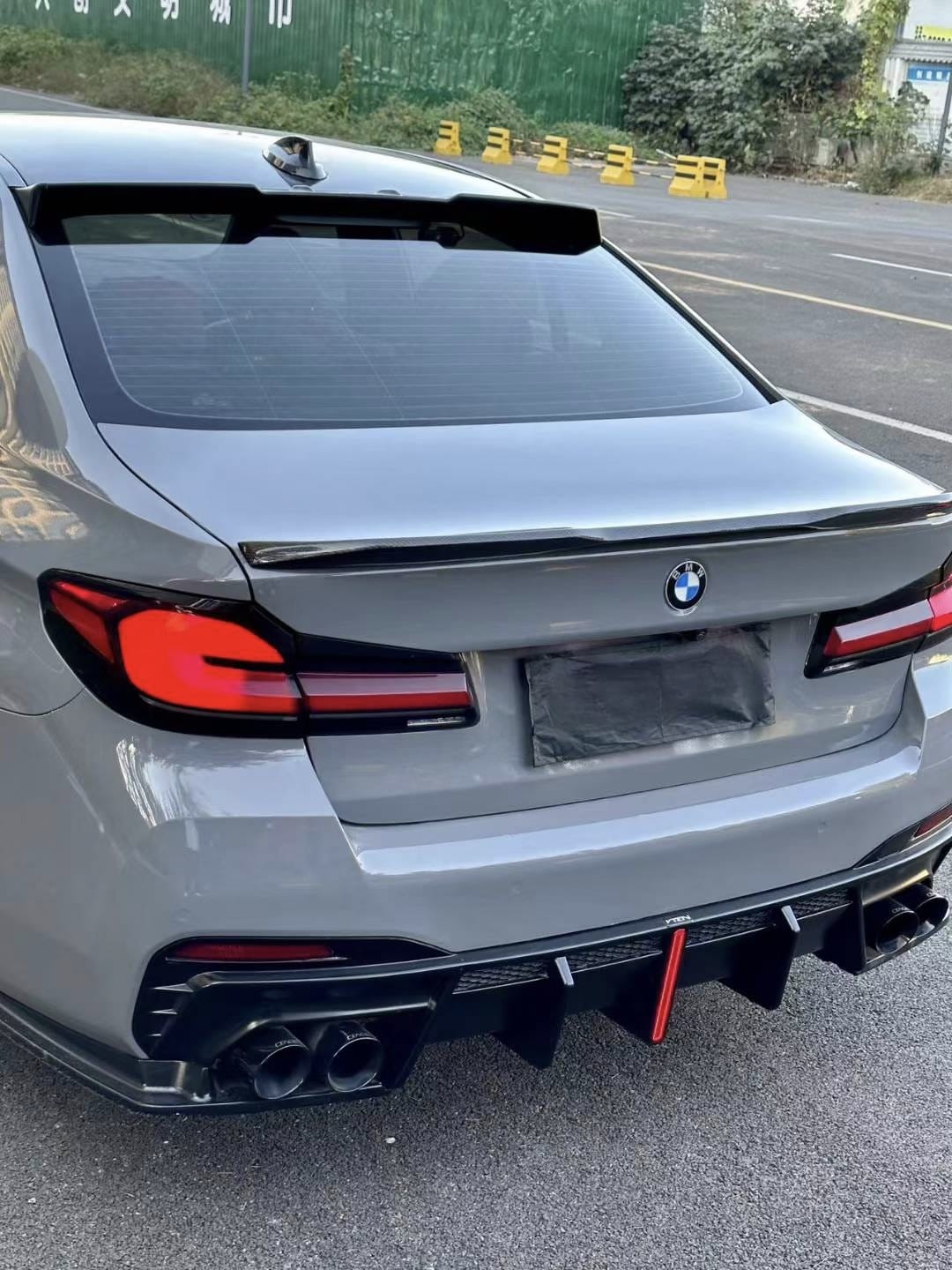 VTEN - BMW 5 SERIES G30 LCI ABS GLOSS BLACK ROOF SPOILER - Aero Carbon UK