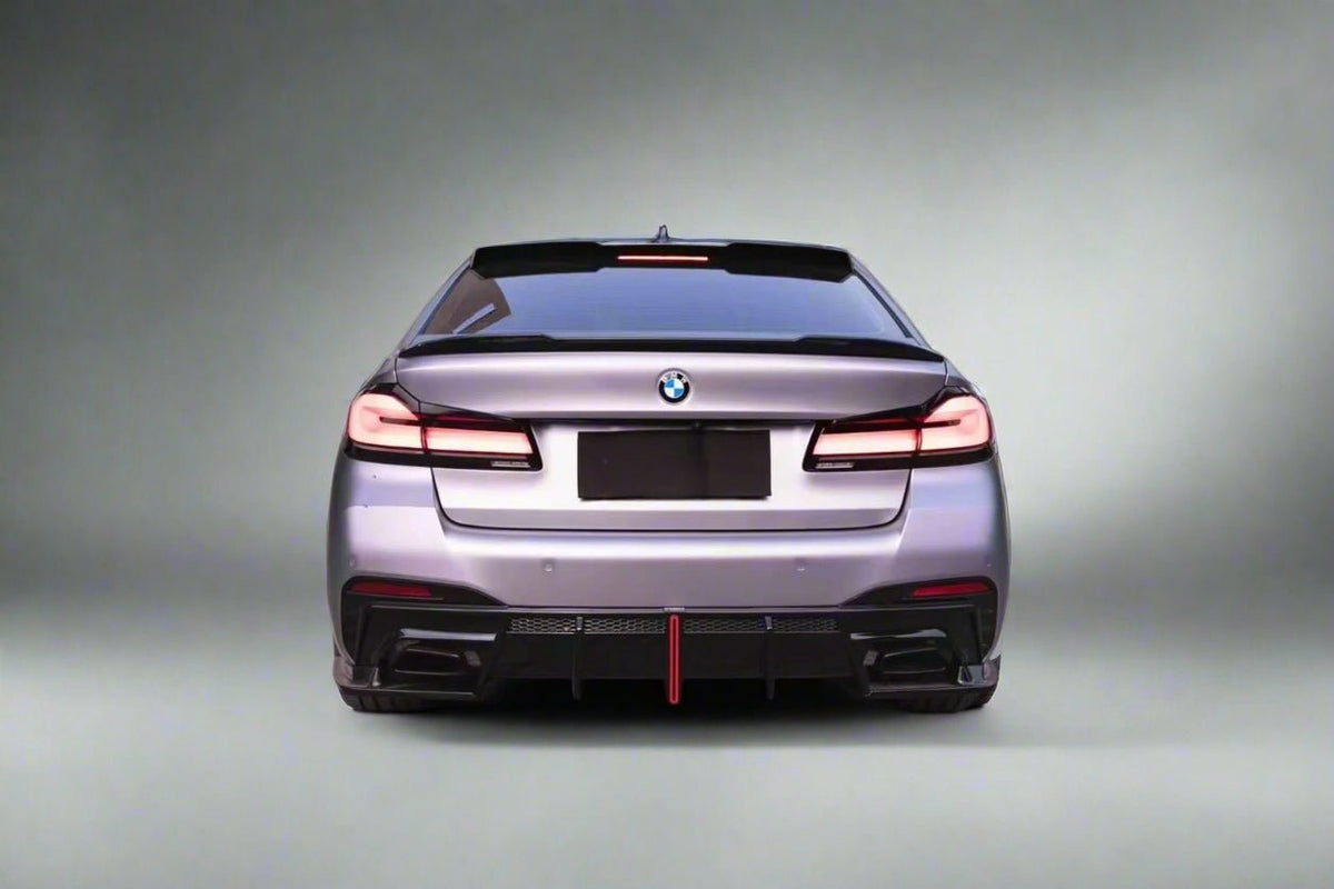 VTEN - BMW 5 SERIES G30 LCI PP GLOSS BLACK FULL BODY KIT BUNDLE - Aero Carbon UK