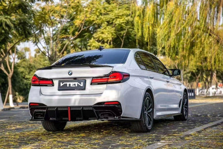 VTEN - BMW 5 SERIES G30 LCI PP GLOSS BLACK FULL BODY KIT BUNDLE - Aero Carbon UK