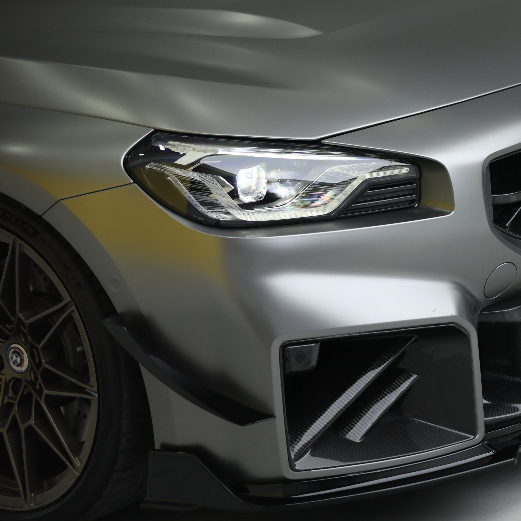 VTEN - BMW M2 G87 GLOSS BLACK PP FRONT LIP - Aero Carbon UK