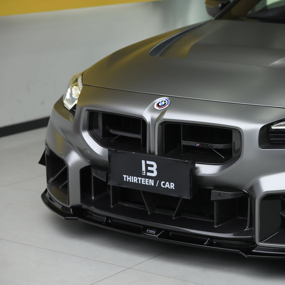 VTEN - BMW M2 G87 GLOSS BLACK PP FRONT LIP - Aero Carbon UK