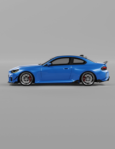 VTEN - BMW M2 G87 PP GLOSS BLACK SIDE SKIRTS - Aero Carbon UK