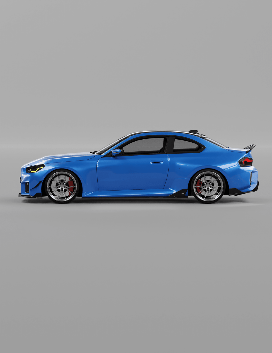 VTEN - BMW M2 G87 PP GLOSS BLACK SIDE SKIRTS - Aero Carbon UK