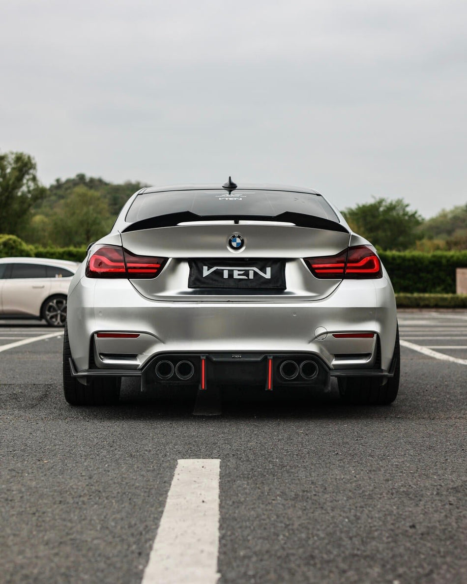 VTEN - BMW M4 F82 PP GLOSS BLACK REAR SPOILER - Aero Carbon UK