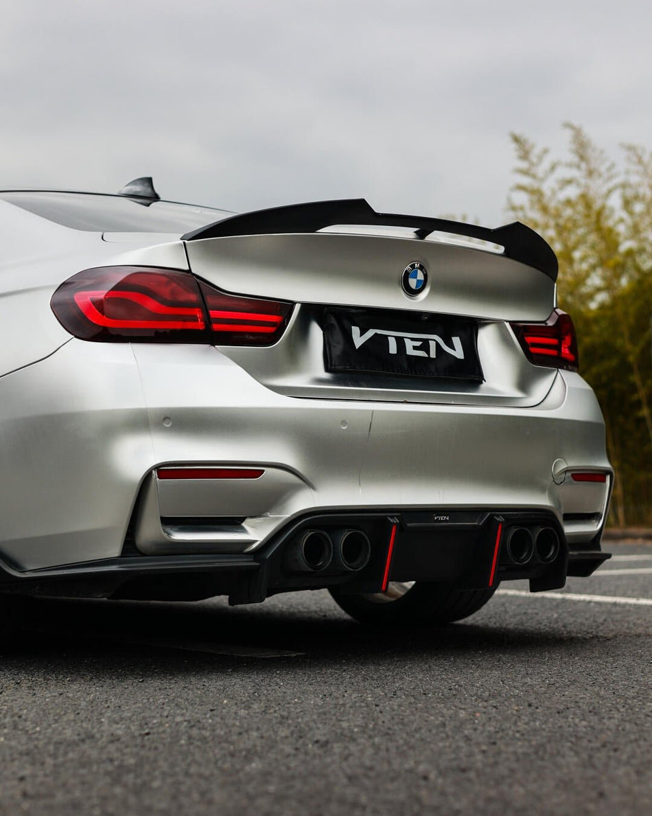 VTEN - BMW M4 F82 PP GLOSS BLACK REAR SPOILER - Aero Carbon UK