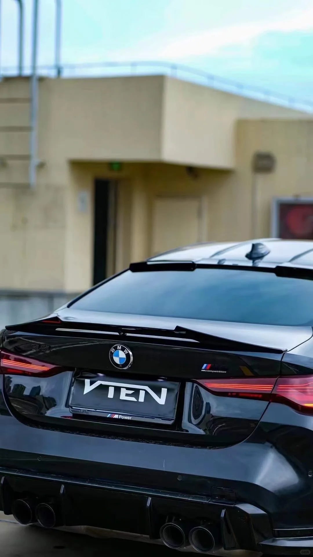 VTEN - BMW M4 G82 / 4 SERIES G22 GLOSS BLACK REAR SPOILER - Aero Carbon UK