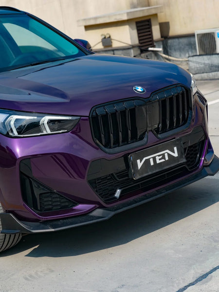VTEN - BMW X1 / IX1 U11 2023+ PP GLOSS BLACK FRONT LIP - Aero Carbon UK