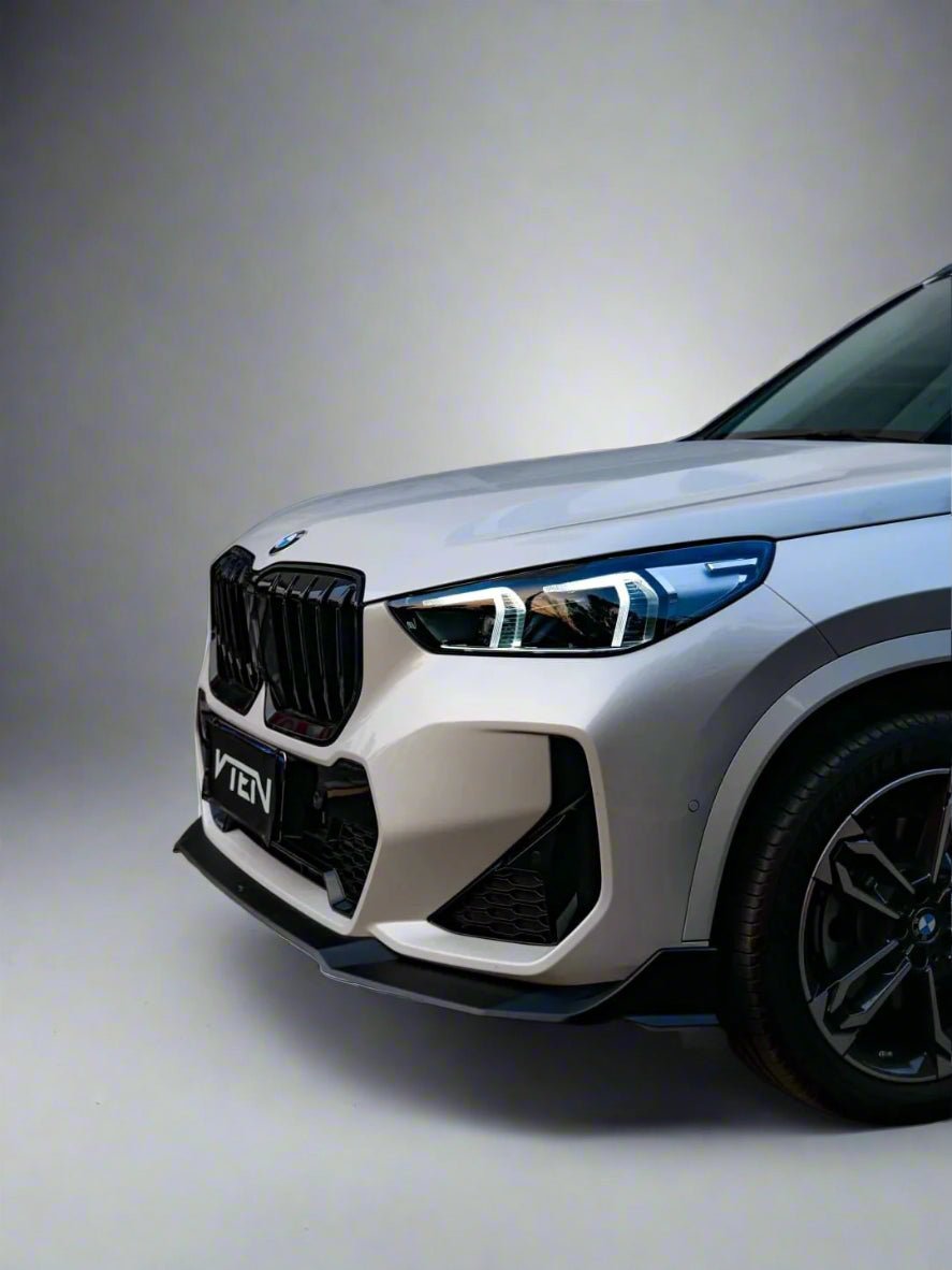 VTEN - BMW X1 / IX1 U11 2023+ PP GLOSS BLACK FRONT LIP - Aero Carbon UK