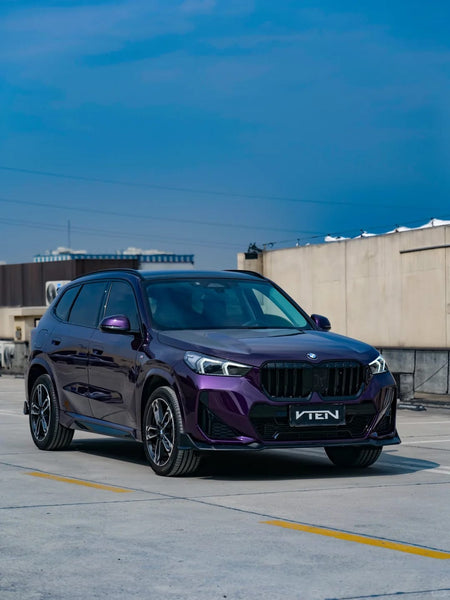 VTEN - BMW X1 / IX1 U11 2023+ PP GLOSS BLACK FRONT LIP - Aero Carbon UK